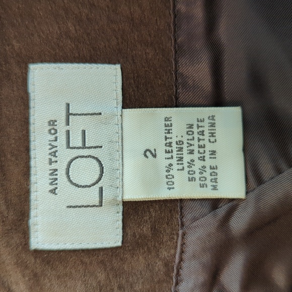 Ann Taylor Loft Leather Skirt - Picture 4 of 4